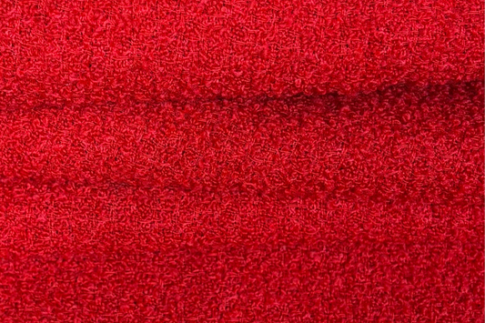 Tissu tweed de laine - rouge - photo 2/4 | So Tissus