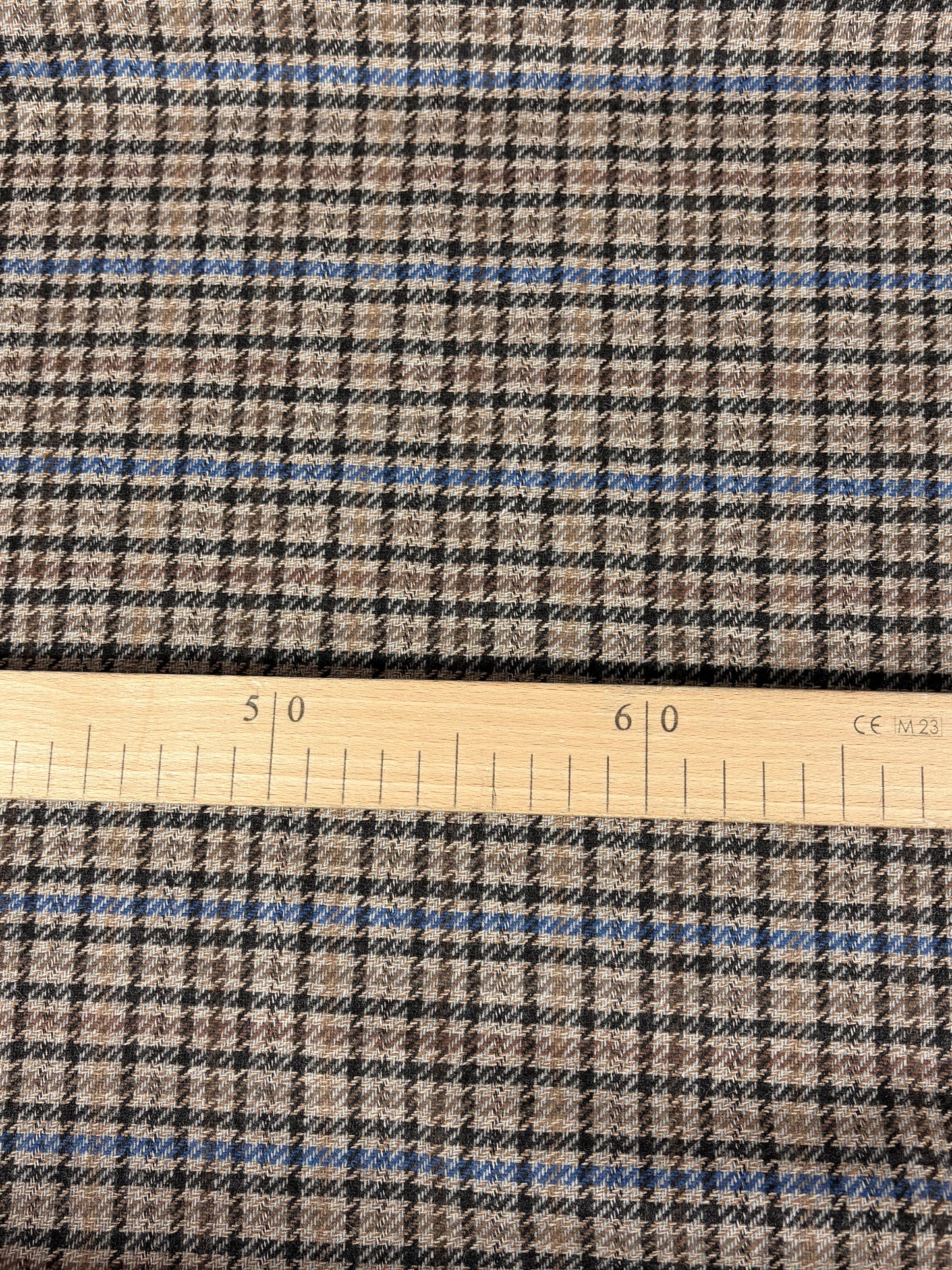 Tissu flanelle de laine - à carreaux - ton beige - photo 5/5 | So Tissus