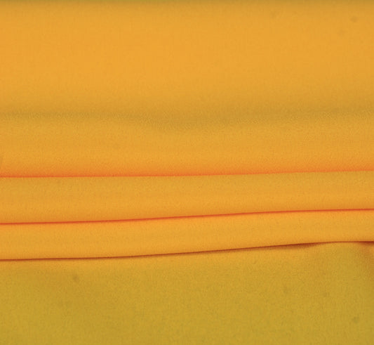 Tissu crêpe de chine - jaune - photo 2/4 | So Tissus