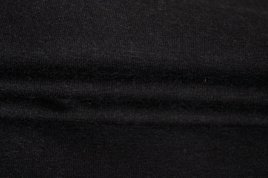 Tissu jersey de laine - noir - photo 2/4 | So Tissus