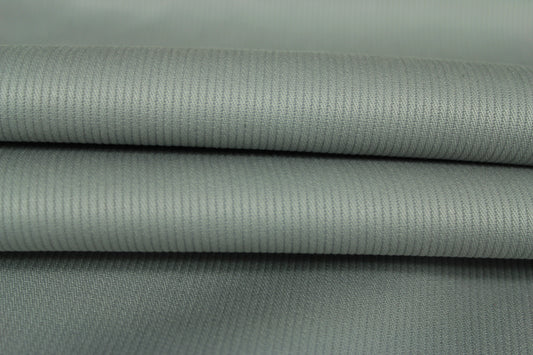 Tissu gabardine coton côtelé - gris perle - photo 2/4 | So Tissus