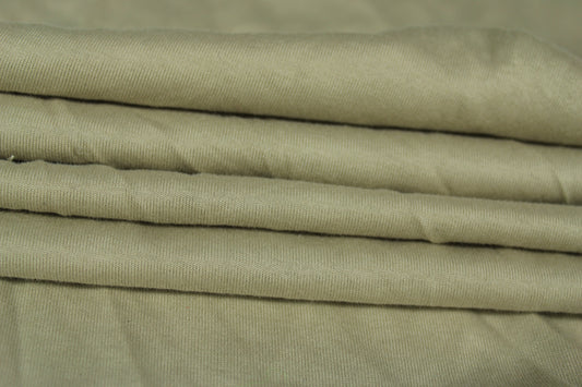 Tissu jersey coton - beige - photo 2/4 | So Tissus