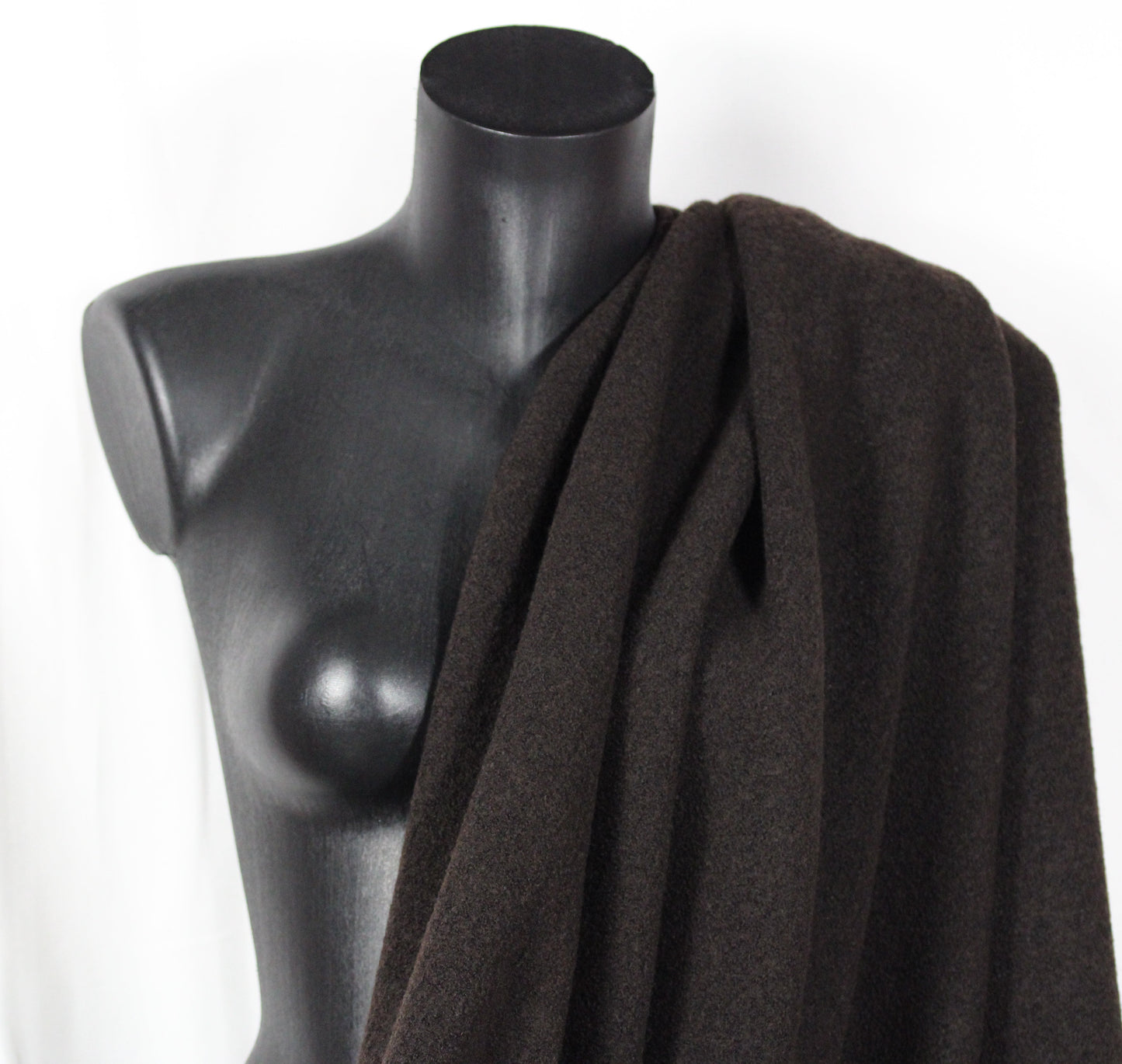 Laine bouillie - marron foncé - photo 4/4 | So Tissus