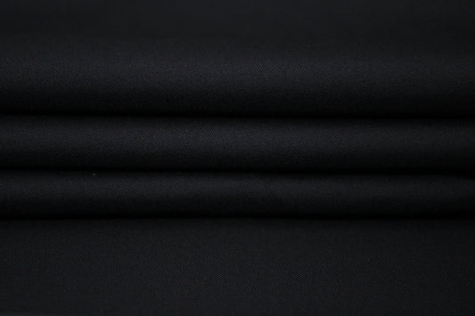 Tissu laine froide imperméable - bleu marine foncé - photo 2/4 | So Tissus