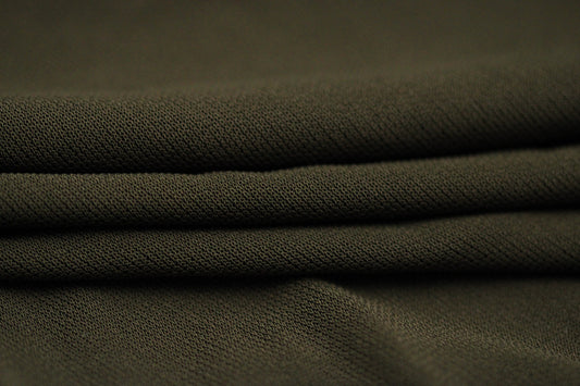 Tissu jersey fluide - marron foncé - photo 2/4 | So Tissus