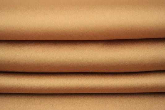 Tissu satin de soie fin - noisette live - photo 2/4 | So Tissus