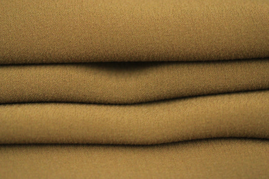 Tissu crêpe georgette de soie - marron glacé - photo 2/4 | So Tissus