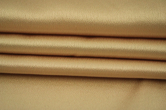 Tissu satin de soie - beige - photo 2/4 | So Tissus