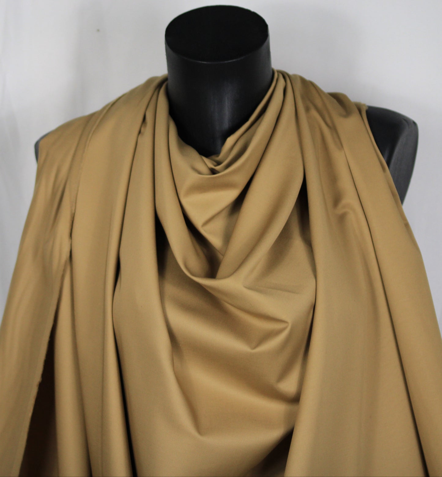 Tissu Twill de coton - beige - photo 4/4 | So Tissus