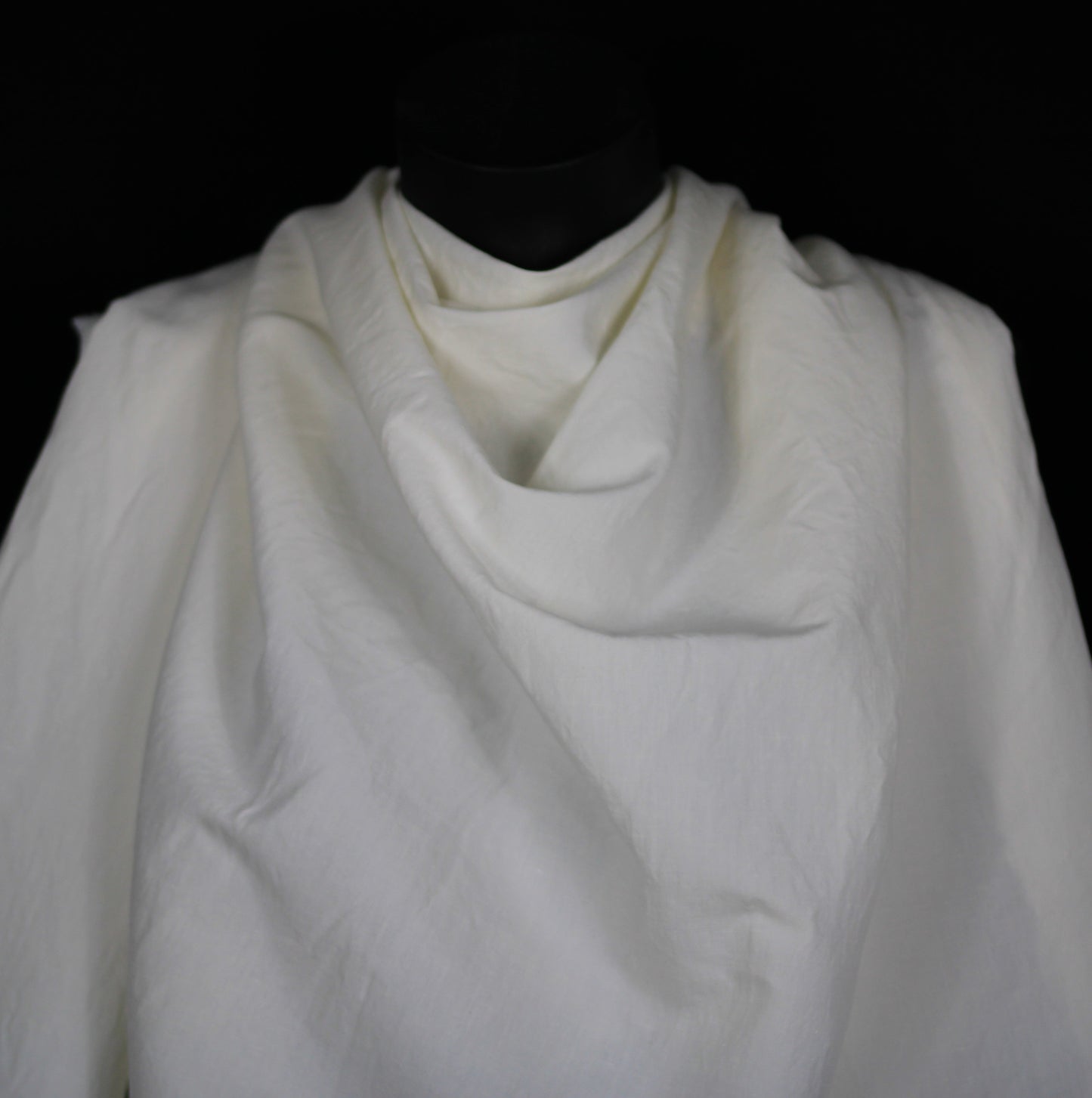 Tissu lin coton - craie - photo 4/4 | So Tissus