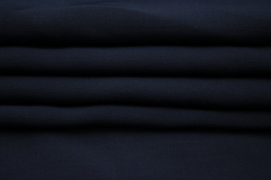 Tissu ottoman - bleu marine - photo 2/4 | So Tissus