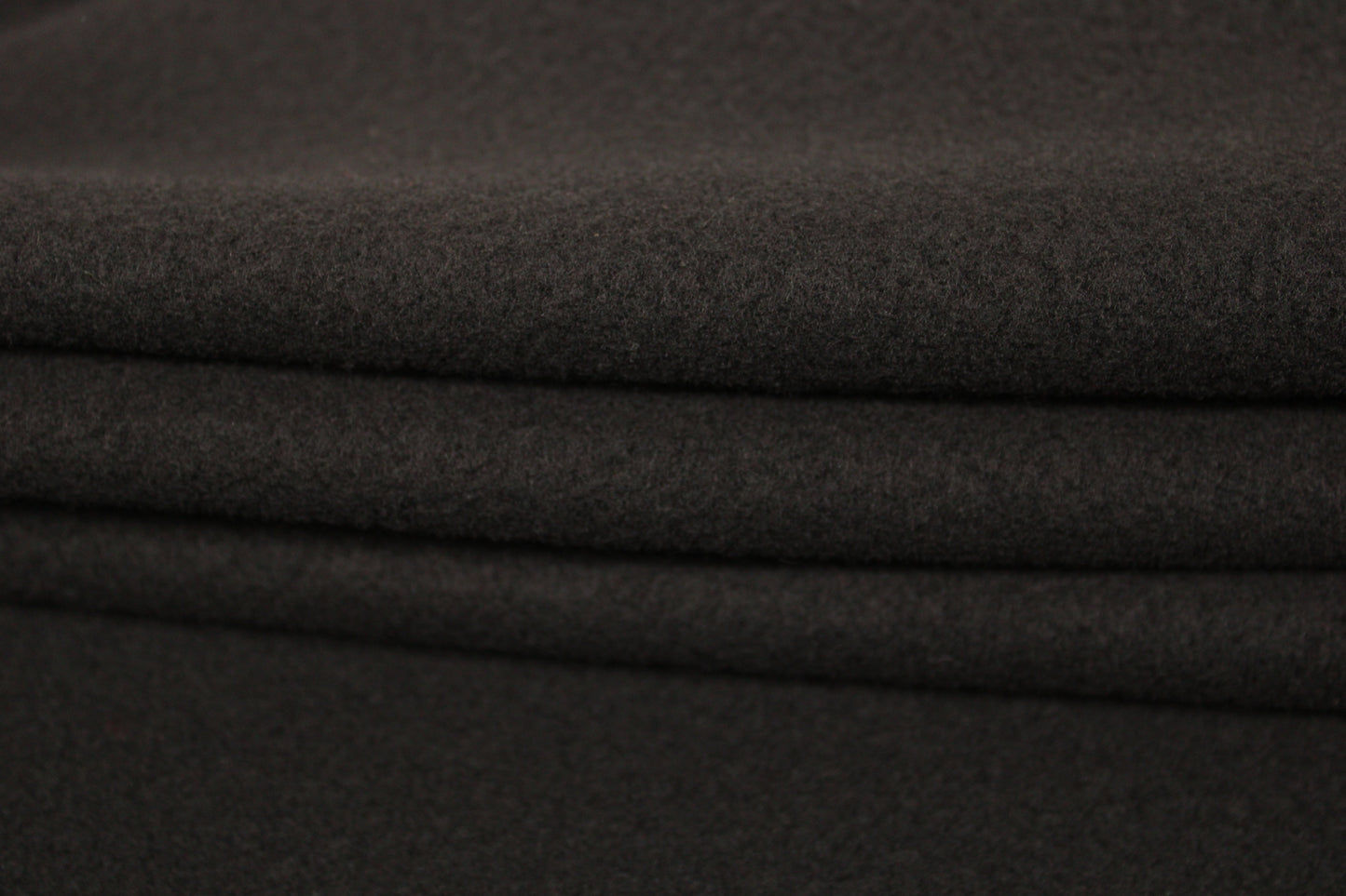 Tissu drap de laine - marron foncé - photo 3/3 | So Tissus