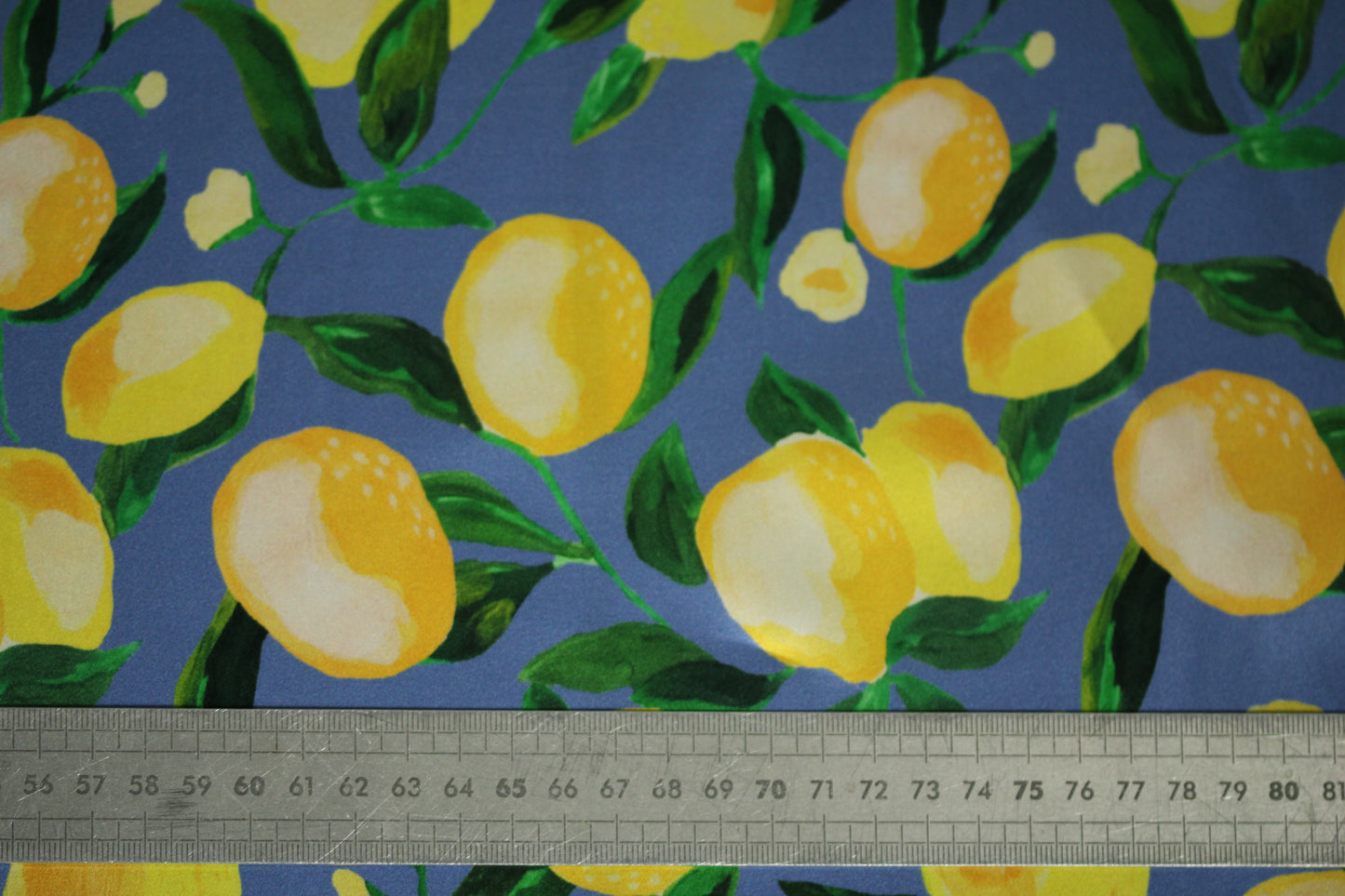 Stoff satin de Seide - curcuma