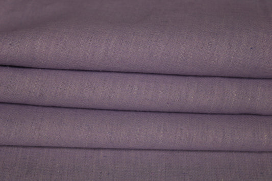 Tissu lin viscose - parme - photo 2/4 | So Tissus