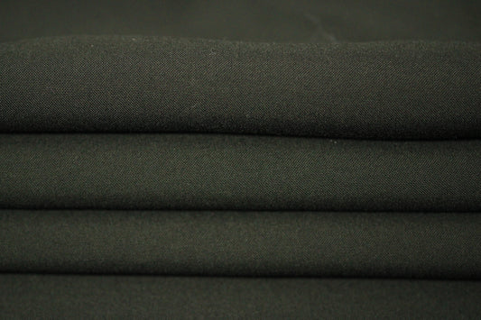 Double crepe fabric - black