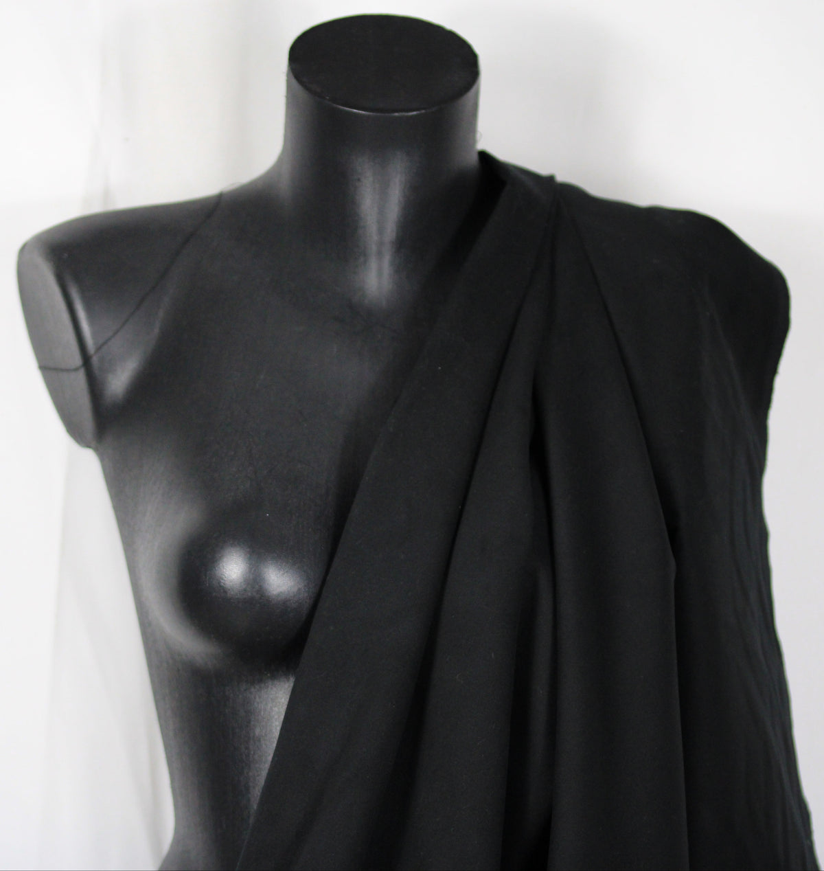 Stoff gabardine de Baumwolle prestige- schwarz