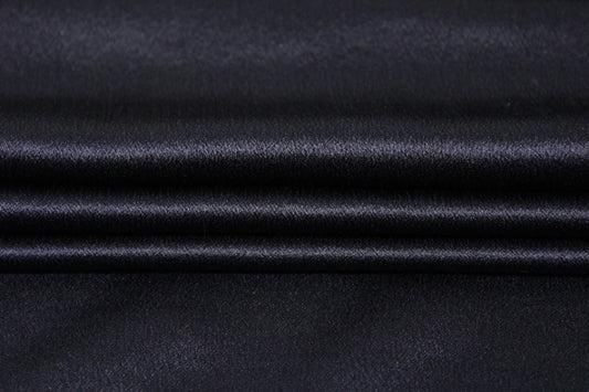 Tissu satin de soie - bleu marine - photo 2/4 | So Tissus
