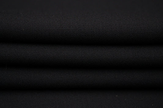 Tissu laine froide - noir