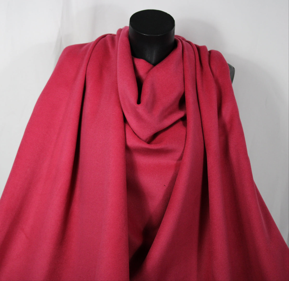Tissu lainage duveteux - rose
