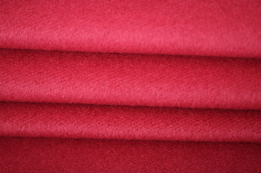 Tissu lainage duveteux - rose