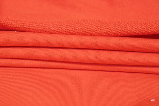 Tissu molleton japonais épais - orange vif - photo 2/4 | So Tissus