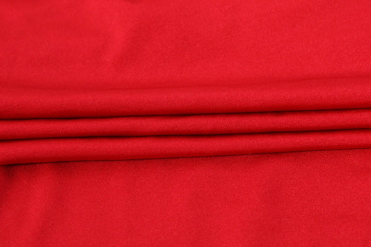 Tissu maille maillot de bain - rouge