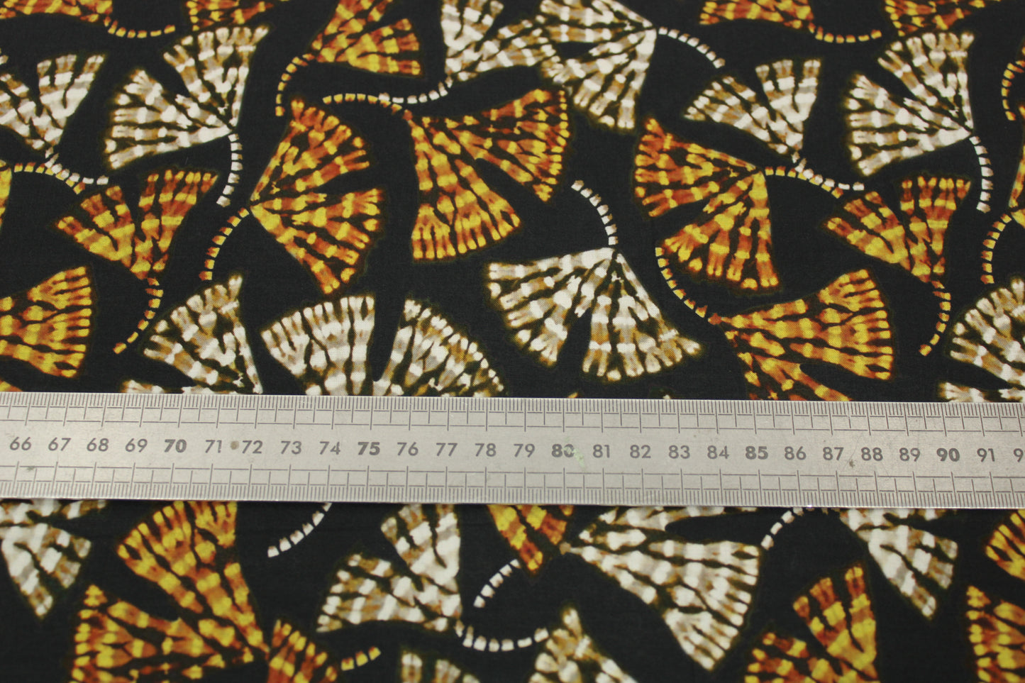 Tissu voile viscose - imprimé pissenlit abstrait - photo 5/5 | So Tissus