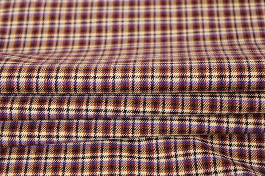 Tissu flanelle - petits carreaux - multicolore - photo 2/5 | So Tissus