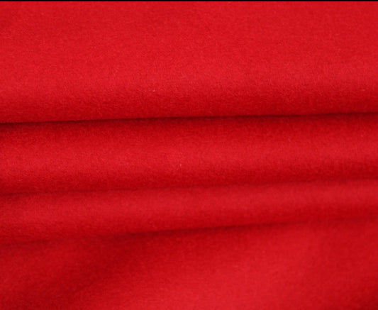 Tissu drap de laine et cachemire - rouge - photo 2/3 | So Tissus