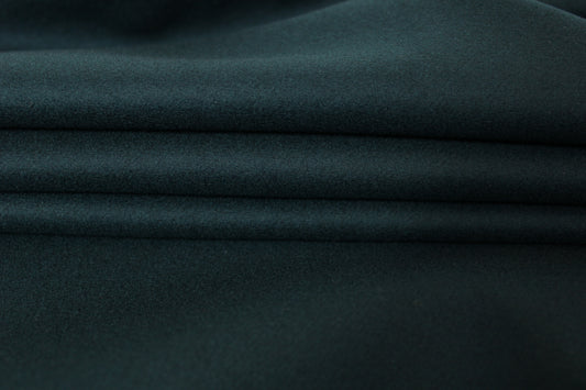 Tissu drap de laine et cachemire - vert sapin - photo 2/3 | So Tissus