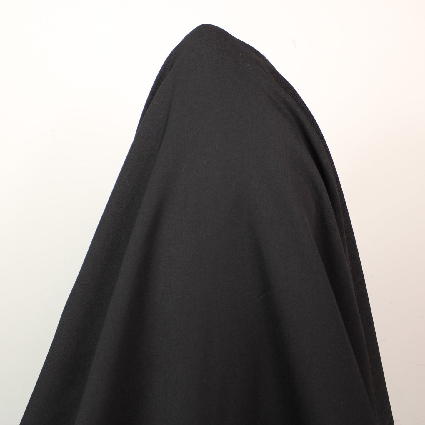 Tissu crêpe de laine stretch - noir - photo 3/3 | So Tissus