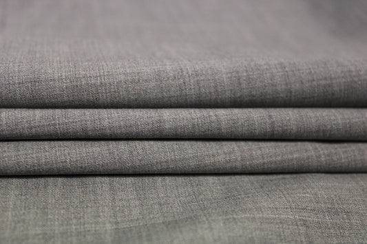 Tissu laine froide stretch - gris souris - photo 2/3 | So Tissus