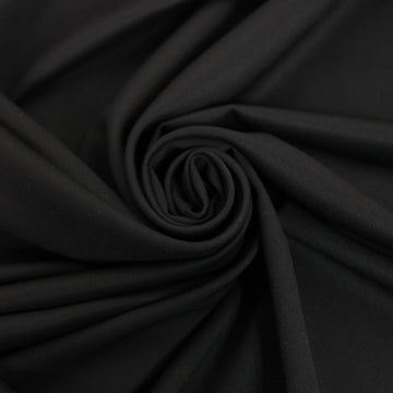 Tissu laine froide stretch - noir
