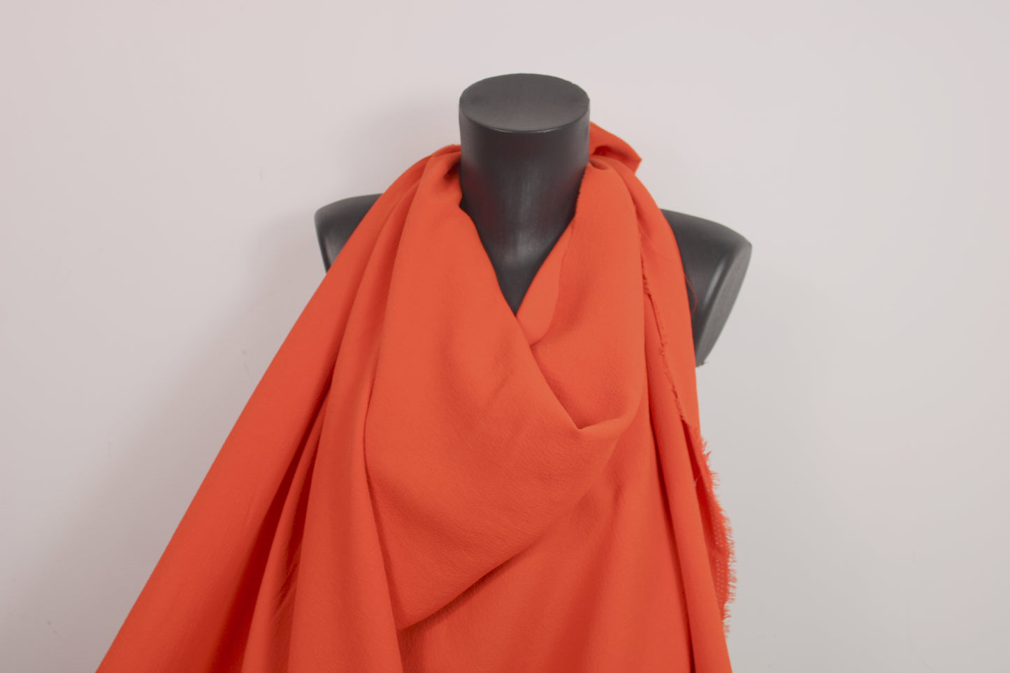 Tissu crêpe japonais - orange vif - photo 4/4 | So Tissus