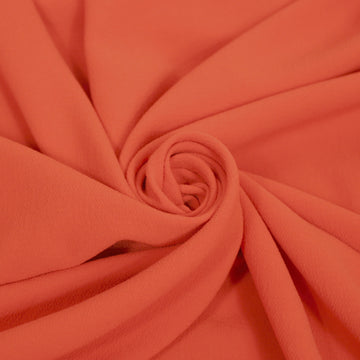 Tissu crêpe japonais - orange vif