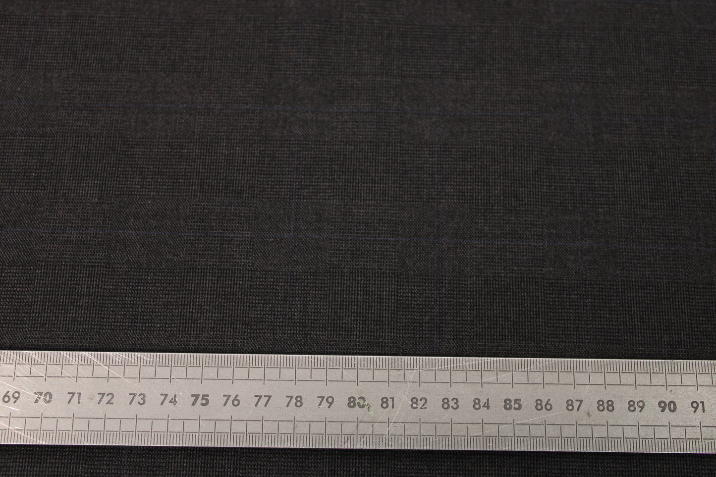Tissu flanelle viscose - à carreaux - ton gris foncé - photo 5/5 | So Tissus