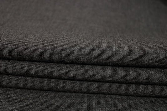Tissu crêpe lourd - gris anthracite - photo 2/4 | So Tissus