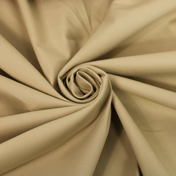 Tissu gabardine de coton stretch - beige