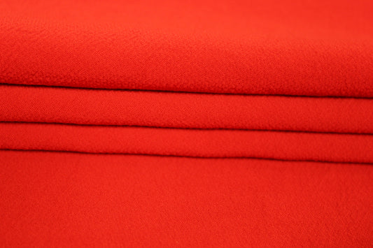 Tissu crêpe japonais - rouge braise - photo 2/4 | So Tissus