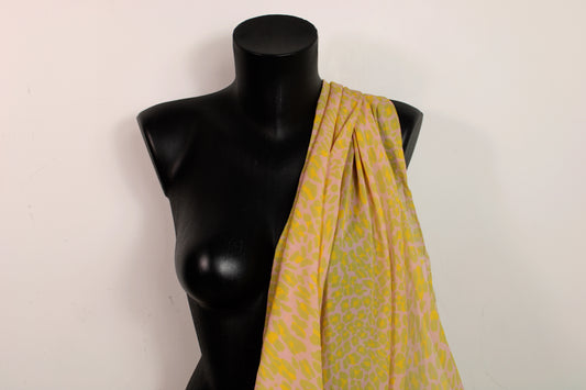 Tissu crêpe georgette - imprimé tacheté - ton rose - photo 2/5 | So Tissus