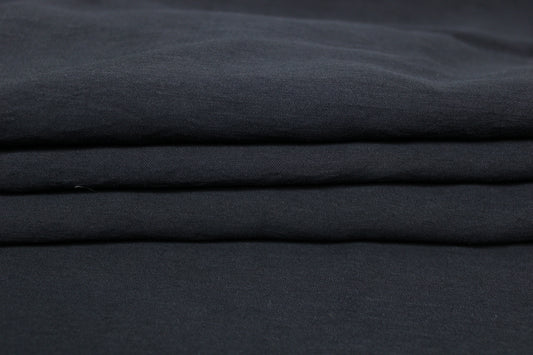 Tissu twill viscose - gris bleu foncé - photo 2/4 | So Tissus