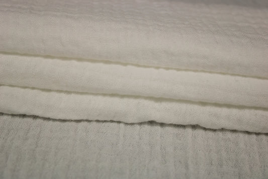 Gaze de coton - blanc - photo 2/4 | So Tissus