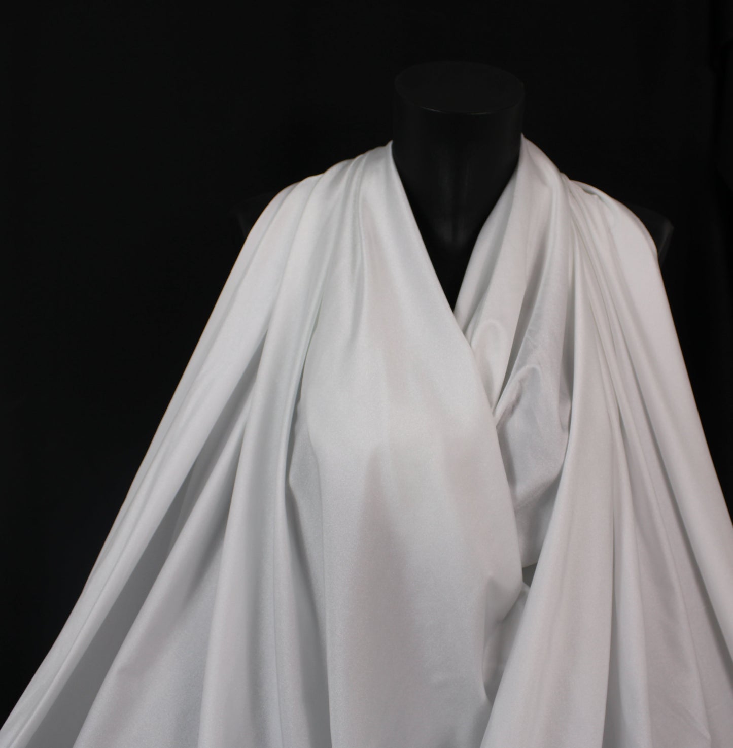 Tissu maille maillot de bain - blanc - photo 3/3 | So Tissus