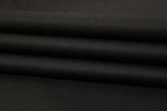Tissu gabardine imperméable - noir - photo 2/4 | So Tissus