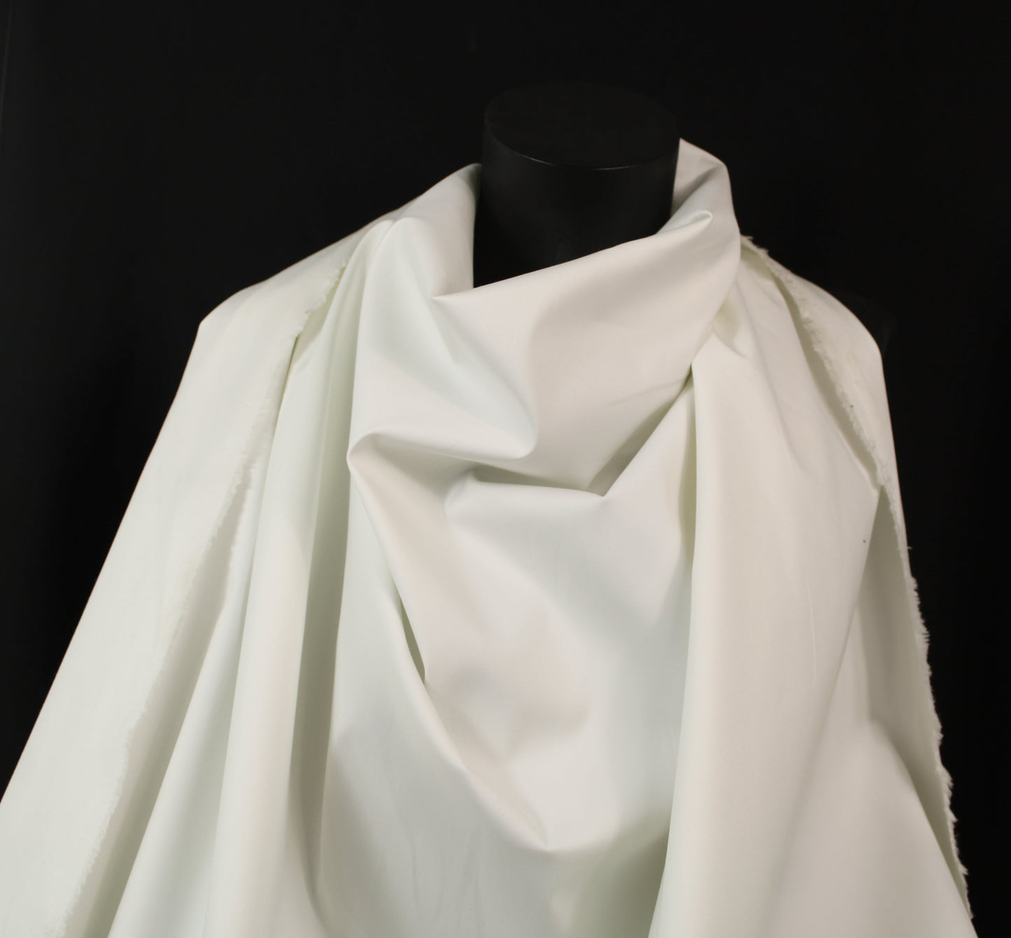 Tissu gabardine de coton prestige - blanc - photo 4/4 | So Tissus