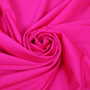 Tissu maille maillot de bain - rose barbie