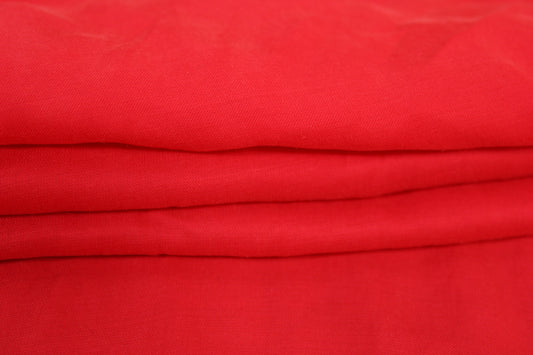 Tissu tencel cupro - rouge garance - photo 2/4 | So Tissus