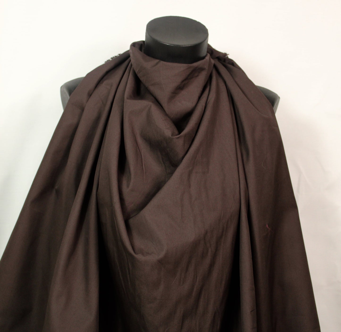 Tissu popeline coton premium - marron - photo 4/4 | So Tissus