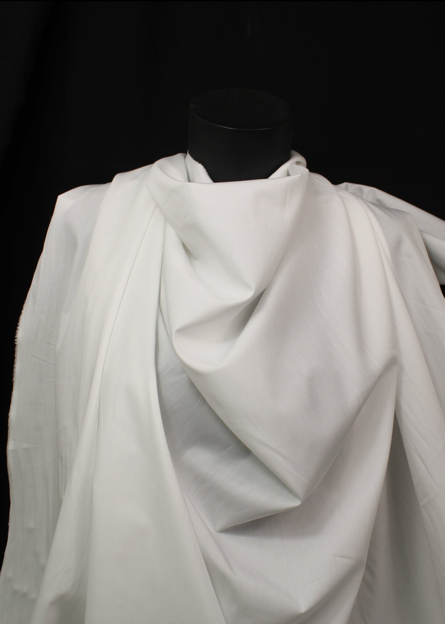 Tissu popeline coton premium - blanc - photo 4/4 | So Tissus