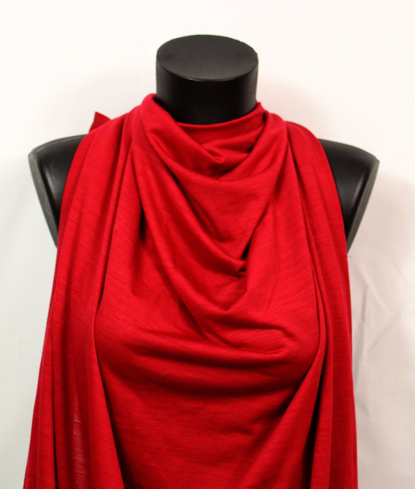 Tissu jersey de laine - rouge sang - photo 4/4 | So Tissus